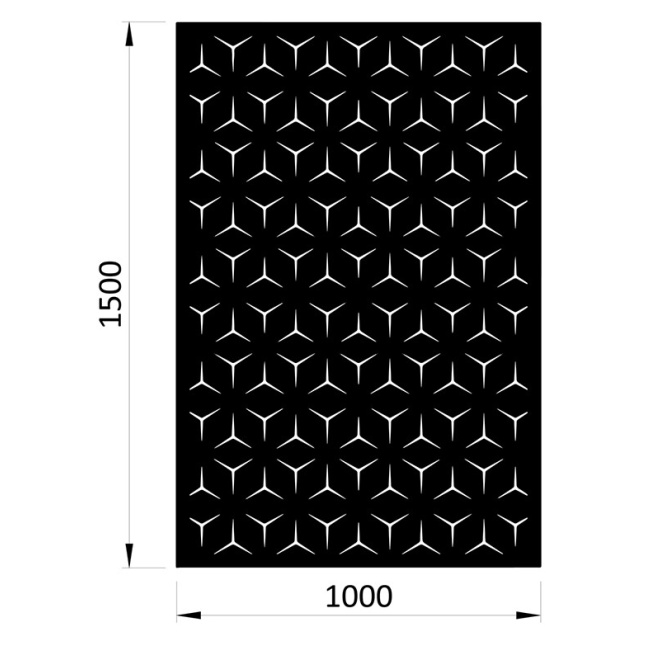 Designový plech, vzor 9131, 1000x1500x2,0mm, PFL150.9131