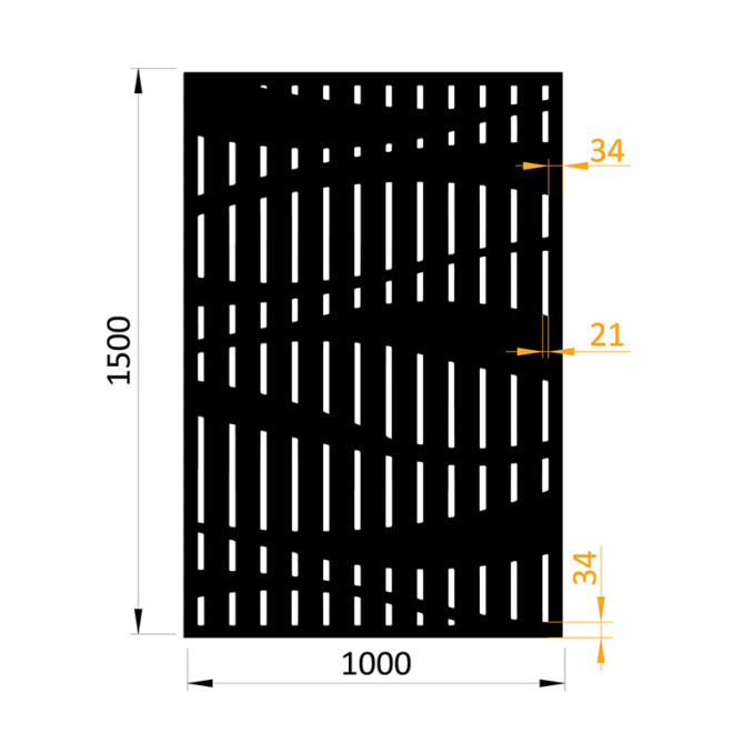 Designový plech, vzor 9342, 1000x1500x2,0mm, PFL150.9342